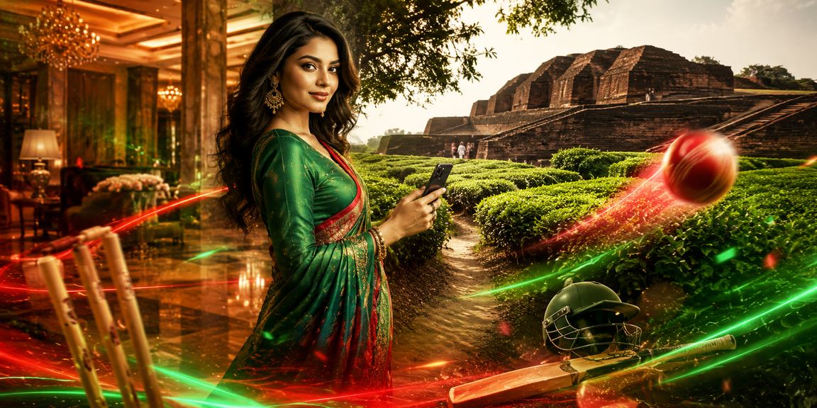 বগুড়ায় লাল-সবুজ পতাকার পাশে ক্রিকেট বেটিং উৎসব