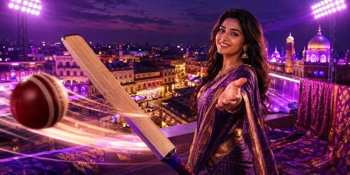রাজশাহীতে নিয়ন আলোয় ক্রিকেট বেটিং প্রোমোশন উপভোগ করছেন একজন সদস্য